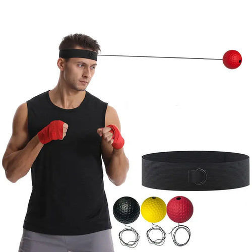 Boxing Reflex Ball Headband