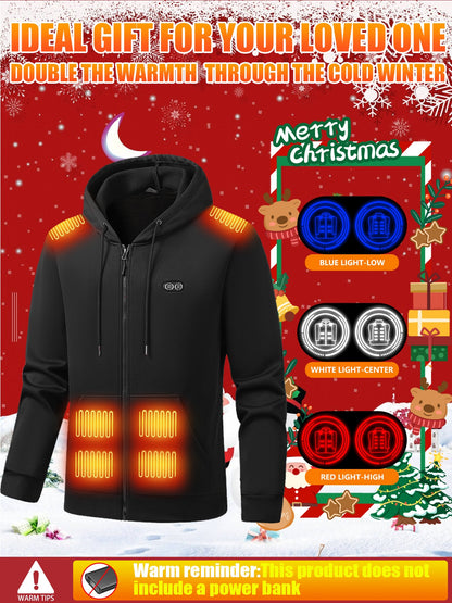 Smart Heated Hoodie – Unisex USB Charging Winter Jacket